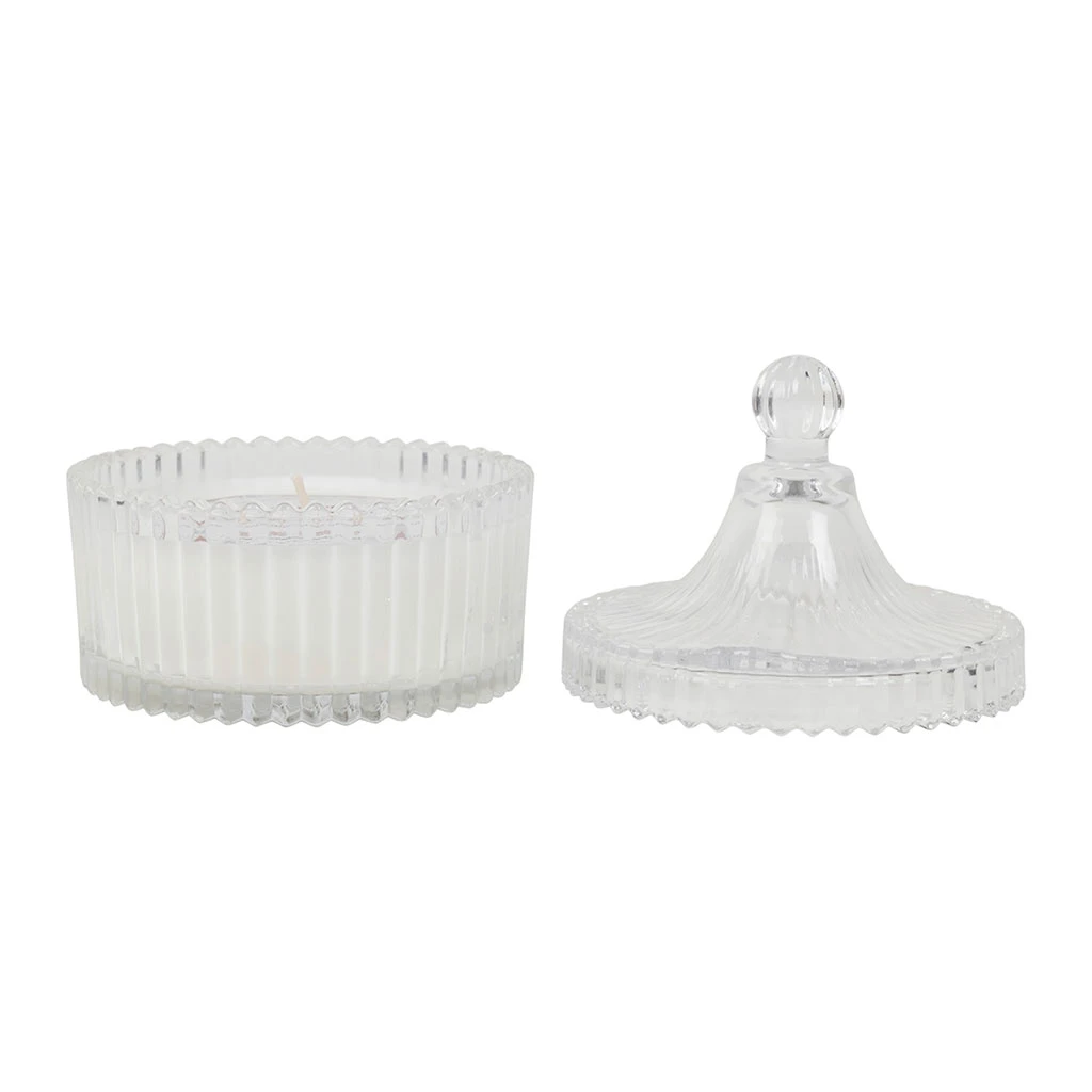 Bougie En Verre Senteur Abricot 180g 2 Bougie En Verre Senteur Abricot 180g – Image 2