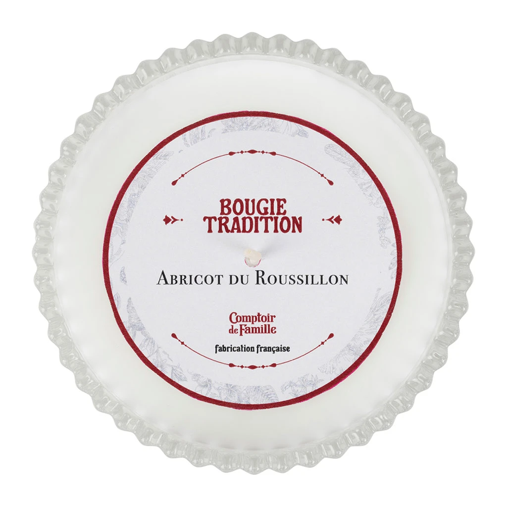 Bougie En Verre Senteur Abricot 180g 5 Bougie En Verre Senteur Abricot 180g – Image 5