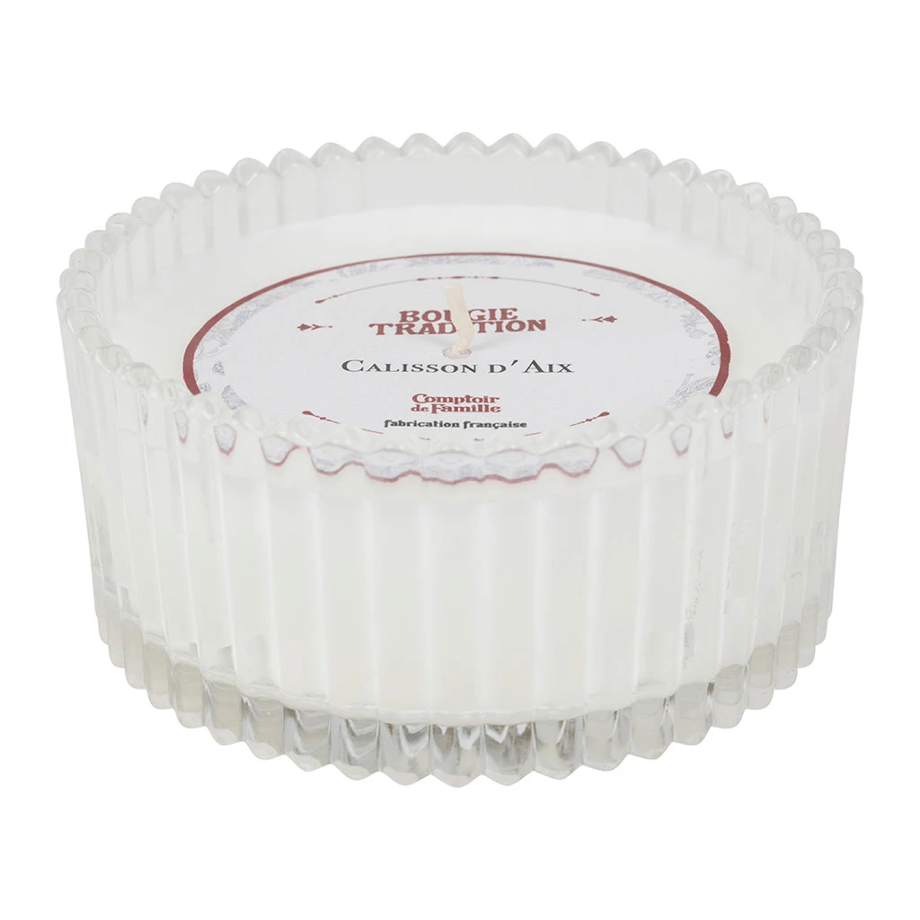 Bougie En Verre Senteur Calisson 180g 5 Bougie En Verre Senteur Calisson 180g – Image 5