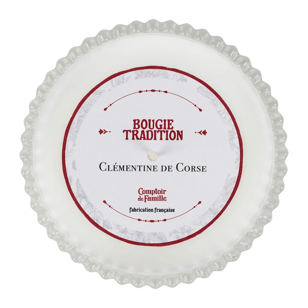 Bougie En Verre Senteur Clémentine 180g 3 Bougie En Verre Senteur Clémentine 180g – Image 3