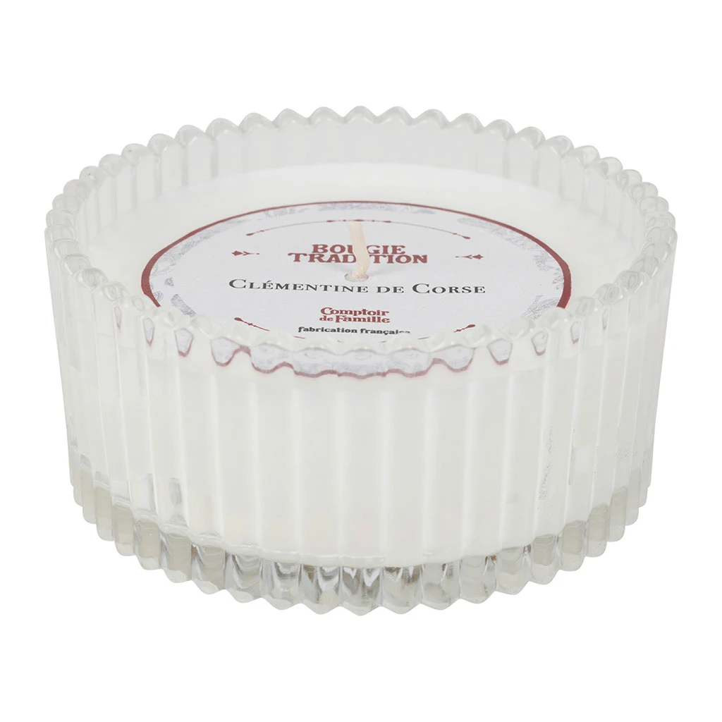 Bougie En Verre Senteur Clémentine 180g 5 Bougie En Verre Senteur Clémentine 180g – Image 5