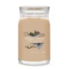 Yankee Candle Bougie Jarre Parfumée Ambre Et Bois De Santal 100h