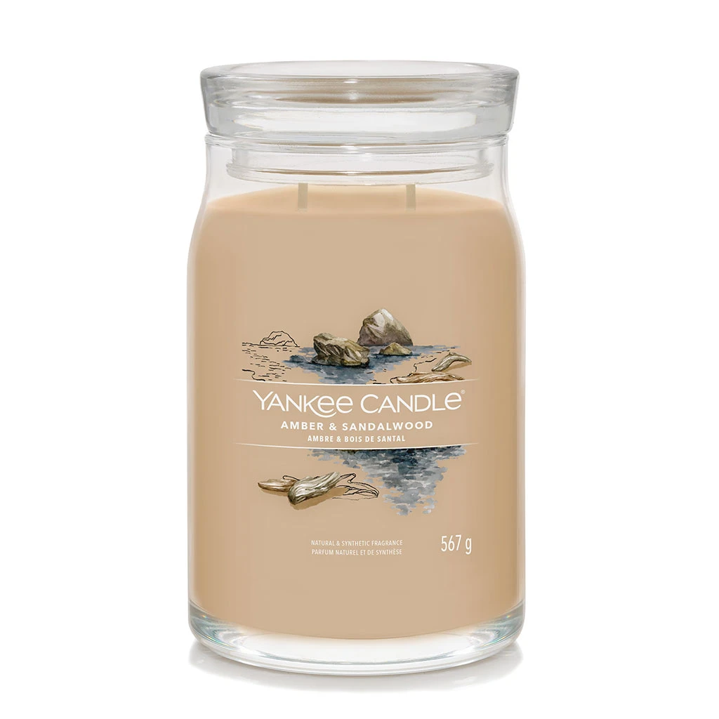 Yankee Candle Bougie Jarre Parfumée Ambre Et Bois De Santal 100h 1 Yankee Candle Bougie Jarre Parfumée Ambre Et Bois De Santal 100h