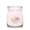 Yankee Candle Bougie Jarre Parfumée Cerise Rose Et Vanille 65h