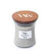 WoodWick Bougie Jarre Parfumée Teck Blanc 15h