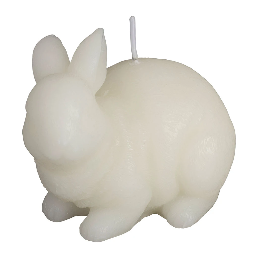 Bougie Lapin Blanc 12h - Floreal 2 Bougie Lapin Blanc 12h - Floreal – Image 2