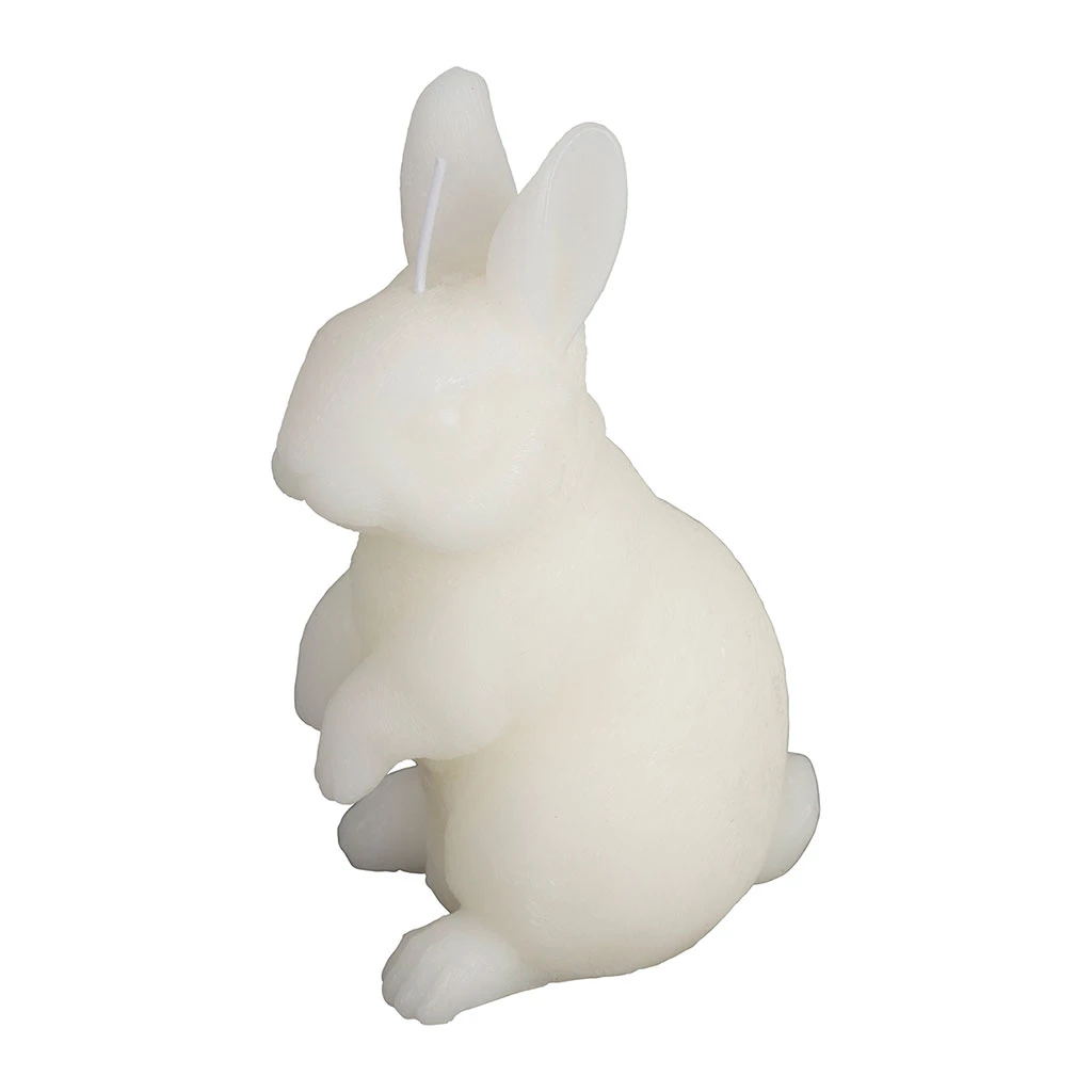 Bougie Lapin Blanc 5h - Floreal 2 Bougie Lapin Blanc 5h - Floreal – Image 2