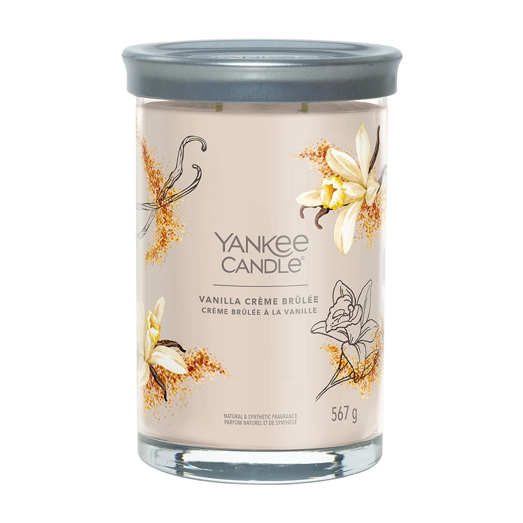 Yankee Candle Bougie Parfumée Crème Brulée à La Vanille 100h 1 Yankee Candle Bougie Parfumée Crème Brulée à La Vanille 100h