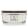 WoodWick Bougie Ellipse Parfumée Thé Blanc Et Jasmin