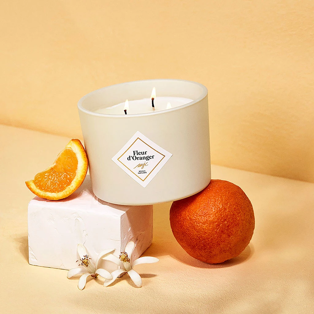 Bougie Parfumée Fleur D'oranger 70h 2 Bougie Parfumée Fleur D'oranger 70h – Image 2