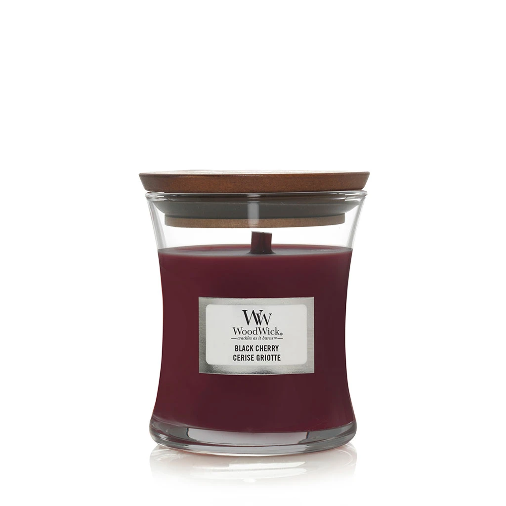 WoodWick Bougie Jarre Parfumée Cerise De Griotte 65h 1 WoodWick Bougie Jarre Parfumée Cerise De Griotte 65h
