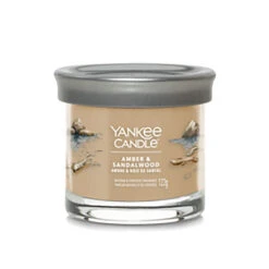 Yankee Candle Bougie Parfumée Ambre Et Bois De Santal 25h