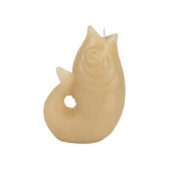 Bougie Poisson Beige 5h