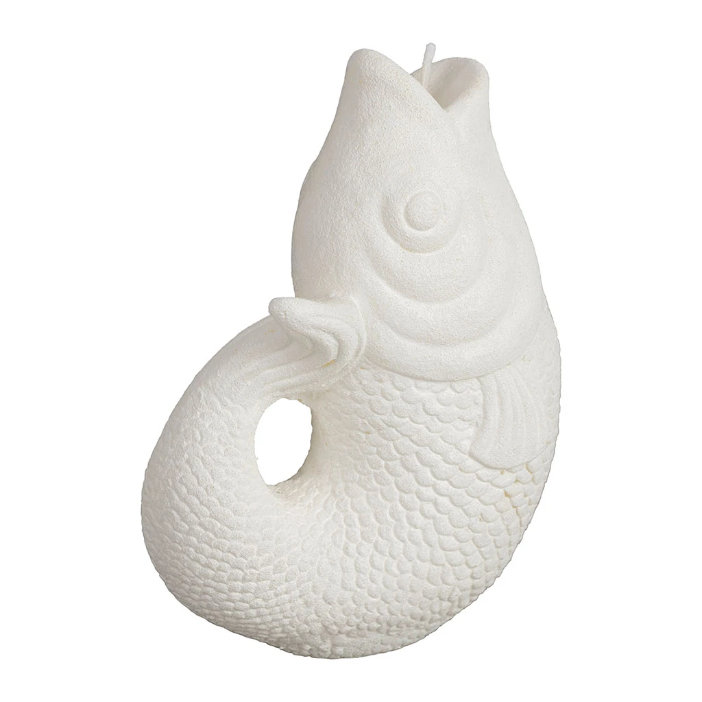 Bougie Poisson Blanc 12h 2 Bougie Poisson Blanc 12h – Image 2