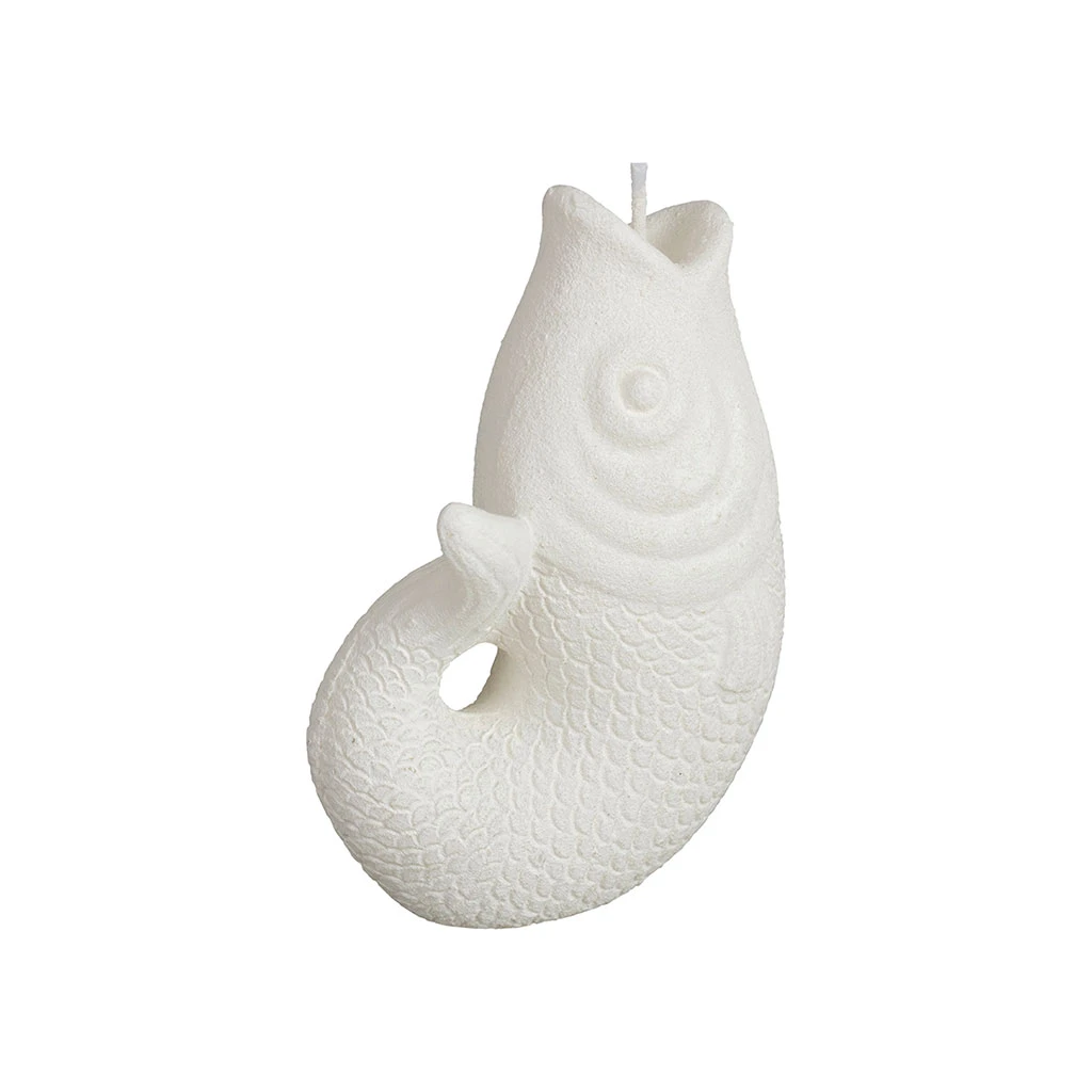 Bougie Poisson Blanc 5h 2 Bougie Poisson Blanc 5h – Image 2
