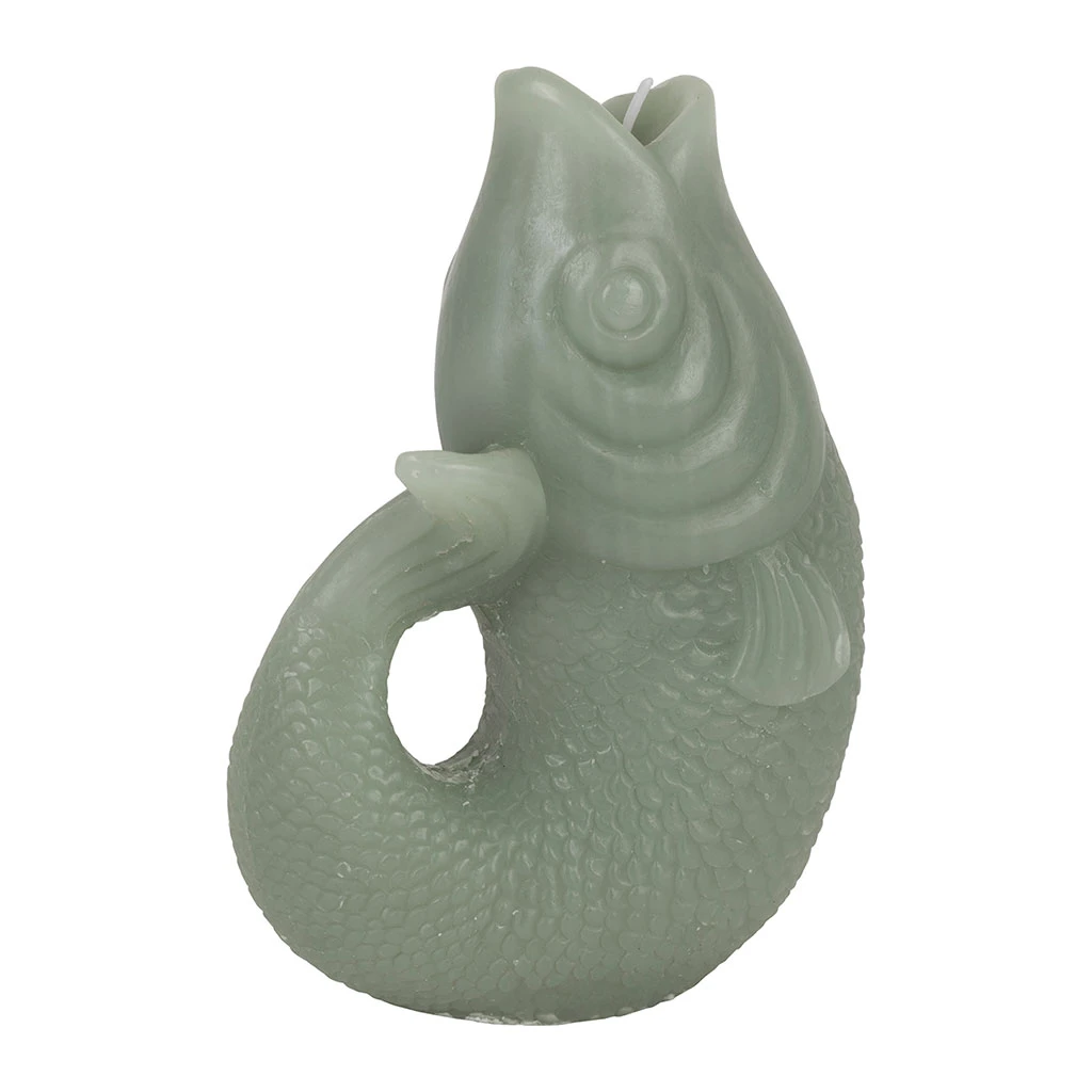 Bougie Poisson Vert D'eau 12h 2 Bougie Poisson Vert D'eau 12h – Image 2