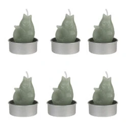 Bougie Poisson (x6) Vert D'eau 2h