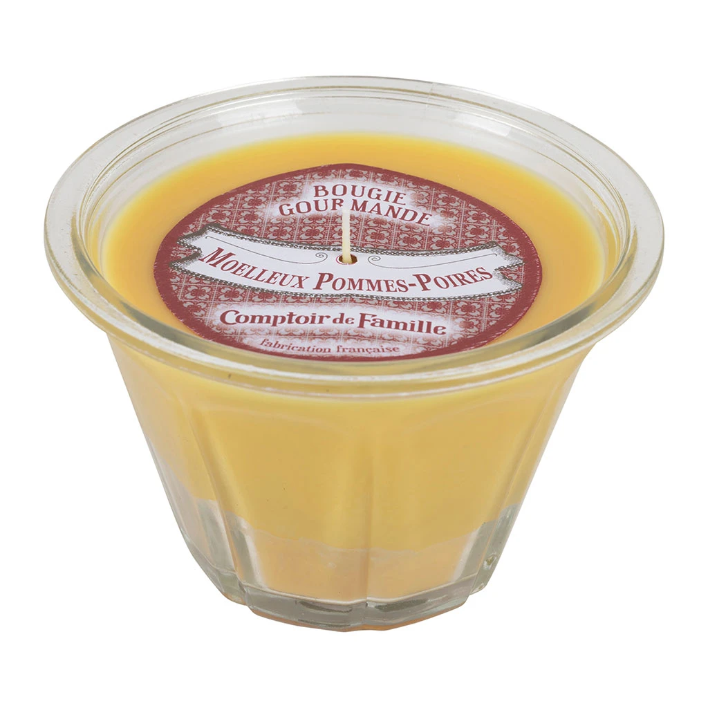 Bougie Senteur Moelleux Pomme D12 - Bougie Gourmande 1 Bougie Senteur Moelleux Pomme D12 - Bougie Gourmande