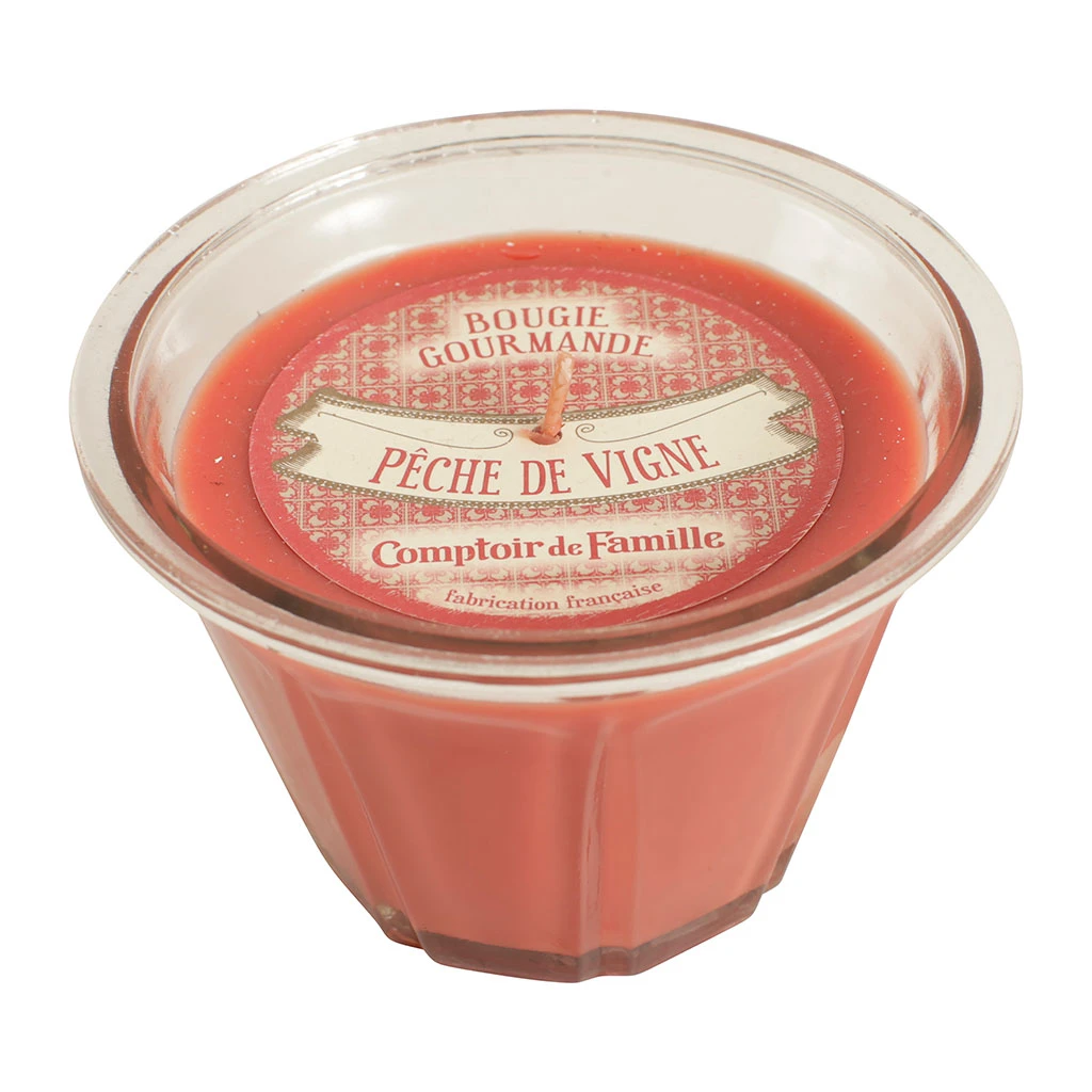 Bougie Senteur Pêche De Vigne 1 Bougie Senteur Pêche De Vigne