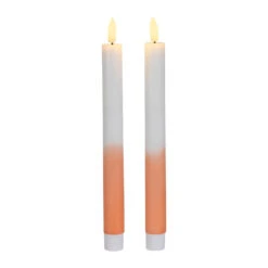 Bougies Chandelles LED X2 En Paraffine Blanc Et Corail 8 Bougies Chandelles LED X2 En Paraffine Blanc Et Corail -Magasin Général Pour La Maison bougies chandelles led x2 en paraffine blanc et corail 78500 78500 UTI01 WEB