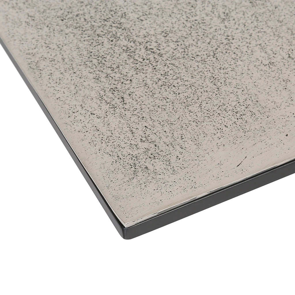 Bout De Canape En Aluminium Et Fer Argenté - Felia 3 Bout De Canape En Aluminium Et Fer Argenté - Felia – Image 3