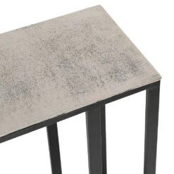 Bout De Canape En Aluminium Et Fer Argenté - Felia 8 Bout De Canape En Aluminium Et Fer Argenté - Felia -Magasin Général Pour La Maison bout de canape en aluminium et fer argente felia 39899 39899 DET04 WEB