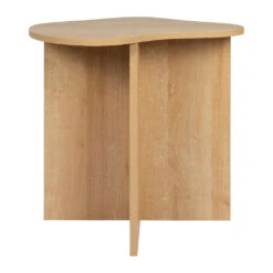 Bout De Canapé En Mélamine Naturel - Sienna