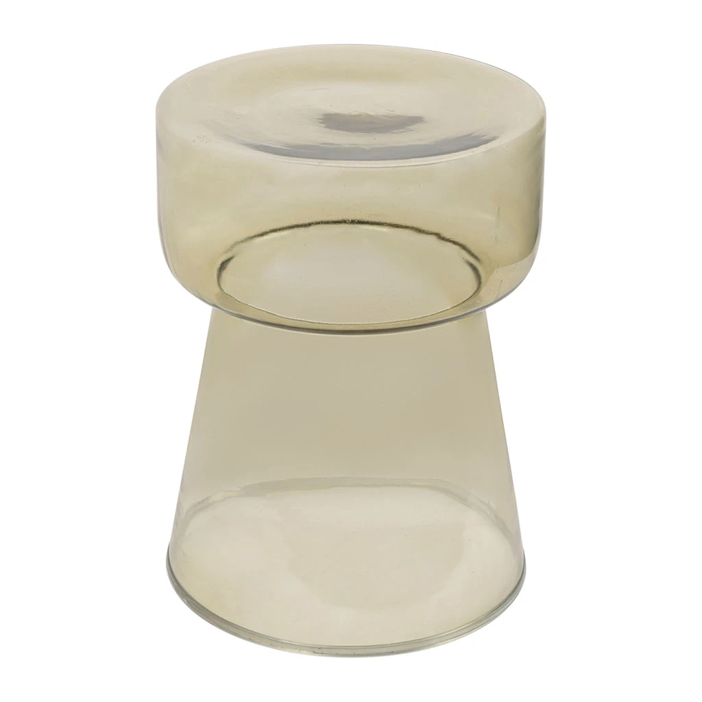 Bout De Canapé Vert D'eau En Verre - Ilena 2 Bout De Canapé Vert D'eau En Verre - Ilena – Image 2