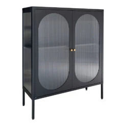 Buffet 2 Portes En Acier Noir H110cm - Adalyne 10 Buffet 2 Portes En Acier Noir H110cm - Adalyne -Magasin Général Pour La Maison buffet 2 portes en acier noir h110cm adalyne 698224 698224 FRN02 WEB 1