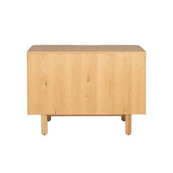 Buffet 2 Portes En Chêne Naturel L107cm - Sirocco -Magasin Général Pour La Maison buffet 2 portes en chene naturel l107cm sirocco 664908 664908 FRN05 WEB