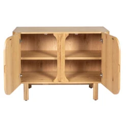 Buffet 2 Portes En Chêne Naturel L107cm - Sirocco -Magasin Général Pour La Maison buffet 2 portes en chene naturel l107cm sirocco 664908 664908 FRN07 WEB