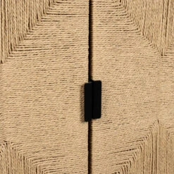 Buffet 2 Portes En Naturel Et Noir H90cm - Kenda 9 Buffet 2 Portes En Naturel Et Noir H90cm - Kenda -Magasin Général Pour La Maison buffet 2 portes en naturel et noir h90cm kenda 78443 78443 DET02 WEB