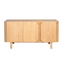 Buffet 3 Portes En Chêne Naturel L154cm - Sirocco