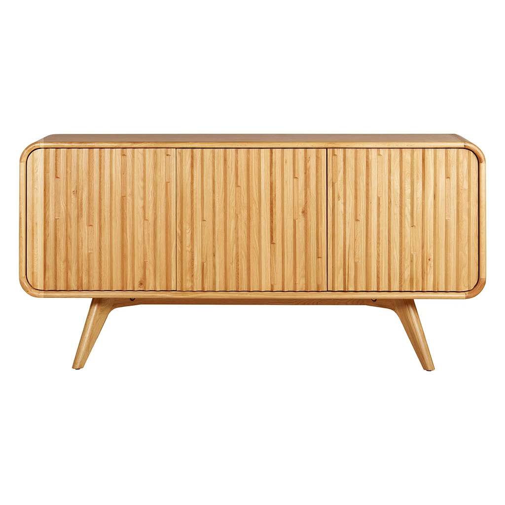 Buffet 3 Portes En Chêne Naturel L165cm - Sublime 1 Buffet 3 Portes En Chêne Naturel L165cm - Sublime