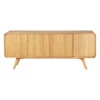 Buffet 4 Portes En Chene Naturel L200cm - Sublime