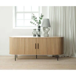 Magasin Général Pour La Maison -Magasin Général Pour La Maison buffet en placage chene naturel 180x45cm nola 667715 667715 FRN02 WEB