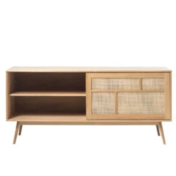 Unique Buffet En Placage Chêne Naturel H80cm - Barrali -Magasin Général Pour La Maison buffet en placage chene naturel h80cm barrali 648085 648085 FRN03 WEB 1