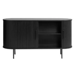 Unique Buffet En Placage Chêne Noir 140x45cm - Nola 11 Unique Buffet En Placage Chêne Noir 140x45cm - Nola -Magasin Général Pour La Maison buffet en placage chene noir 140x45cm nola 648105 648105 FRN03 WEB