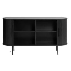 Unique Buffet En Placage Chêne Noir 140x45cm - Nola 13 Unique Buffet En Placage Chêne Noir 140x45cm - Nola -Magasin Général Pour La Maison buffet en placage chene noir 140x45cm nola 648105 648105 FRN04 WEB