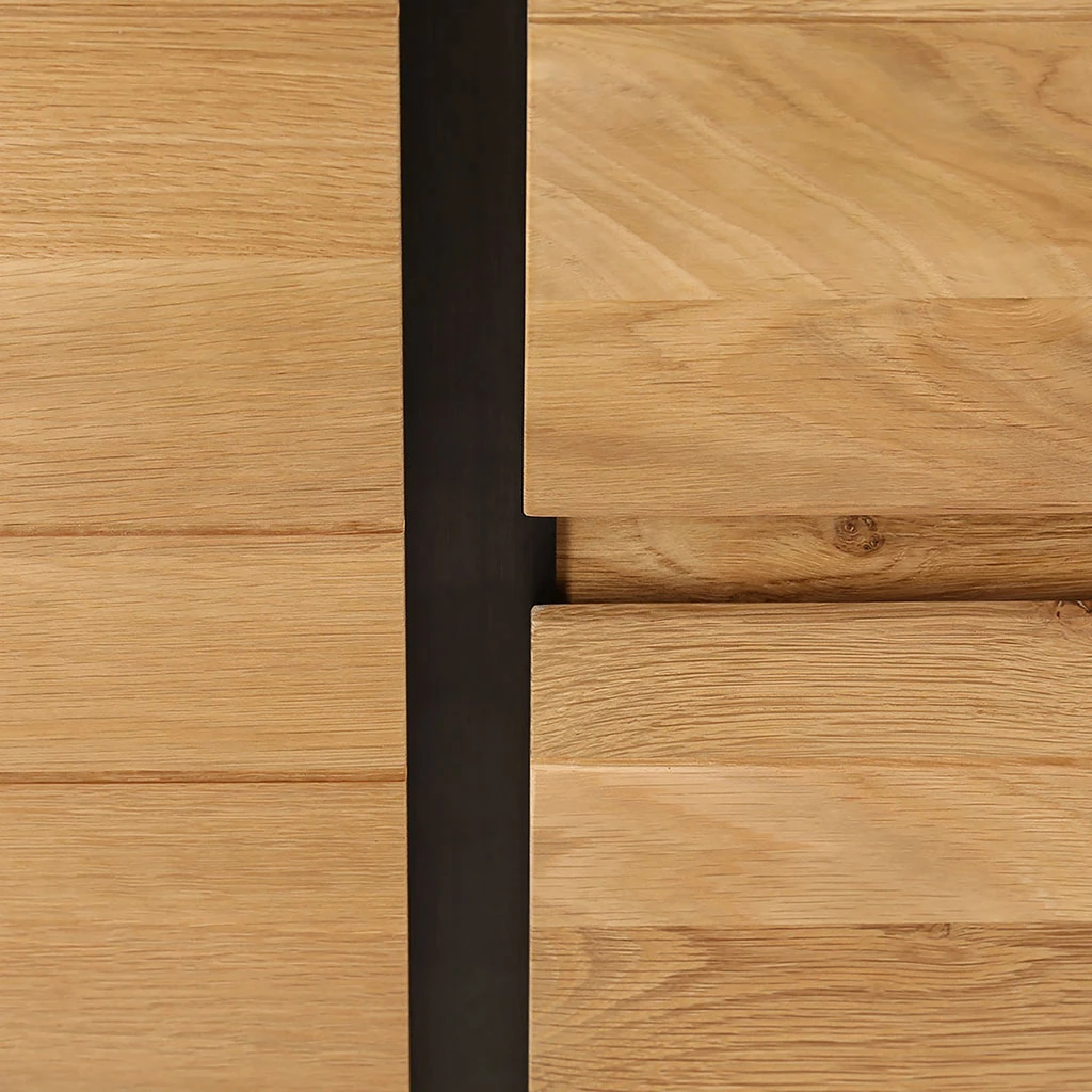 Buffet Enfilade Chêne Massif 3 Portes Et Tiroir - Manny 10 Buffet Enfilade Chêne Massif 3 Portes Et Tiroir - Manny – Image 10