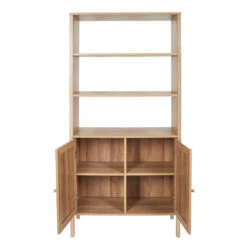 Buffet Haut En Bois Avec 3 Niveaux H163cm - Baia -Magasin Général Pour La Maison buffet haut en bois avec 3 niveaux h163cm baia 633647 633647 FRN02 WEB 1