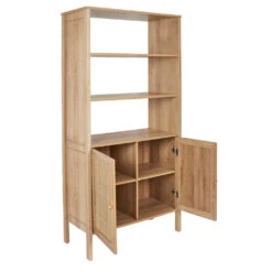Buffet Haut En Bois Avec 3 Niveaux H163cm - Baia -Magasin Général Pour La Maison buffet haut en bois avec 3 niveaux h163cm baia 633647 633647 FRN04 WEB 1