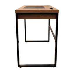 Bureau En Bois Et Métal Noir - Liam 11 Bureau En Bois Et Métal Noir - Liam -Magasin Général Pour La Maison bureau en bois et metal noir liam 620090 620090 FRN03 WEB 1