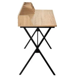 Bureau En Bois Naturel Et Fer Noir - Kara 7 Bureau En Bois Naturel Et Fer Noir - Kara -Magasin Général Pour La Maison bureau en bois naturel et fer noir kara 673408 673408 FRN03 WEB