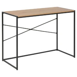 Bureau Industriel En Chêne Et Métal - Senzo