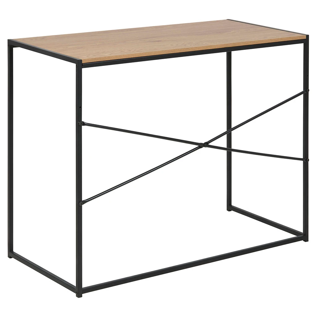 Bureau Industriel En Chêne Et Métal - Senzo 3 Bureau Industriel En Chêne Et Métal - Senzo – Image 3