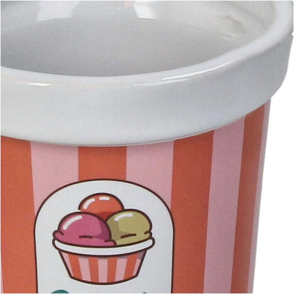 Cache-pot En Faïence Glace Rose D9cm 2 Cache-pot En Faïence Glace Rose D9cm – Image 2