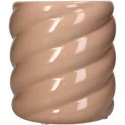 Cache-pot Torsadé En Grès Rose D14cm 9 Cache-pot Torsadé En Grès Rose D14cm -Magasin Général Pour La Maison cache pot torsade en gres rose d14cm 686227 686227 FRN04 WEB