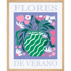 Cadre Bogota Verano 40x50cm Lario Chene