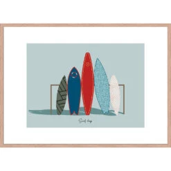 Cadre Image Surf Day 50x70cm Lario Chene